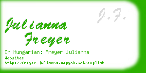 julianna freyer business card